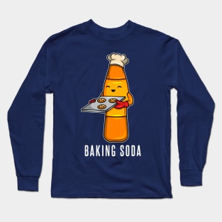 baking soda cooking pun bakers breadi gift idea present Long Sleeve T-Shirt